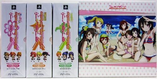 ラブライブ　スクールアイドルパラダイス　3点セット　初回封入特典版 PSVITA ラブライブ スクールアイドルパラダイス初回限定版同梱