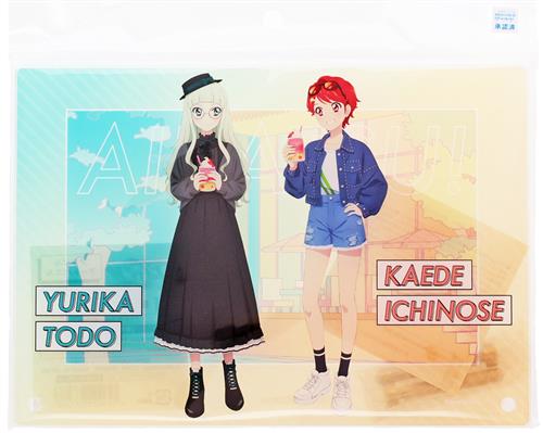 【未開封】アイカツ! アクリルアートパネル お忍び食べ歩きVer. 藤堂ユリカ&一ノ瀬かえで