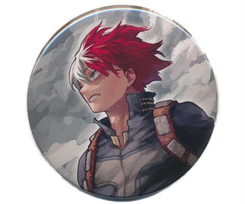 僕のヒーローアカデミア 原画展 コレクション缶バッジ KEY VISUAL HEROES VS VILLAINS SUPREME 轟焦凍