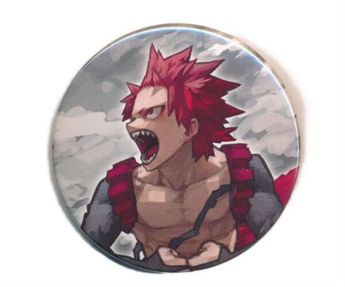 僕のヒーローアカデミア 原画展 コレクション缶バッジ KEY VISUAL HEROES VS VILLAINS SUPREME 切島鋭児郎
