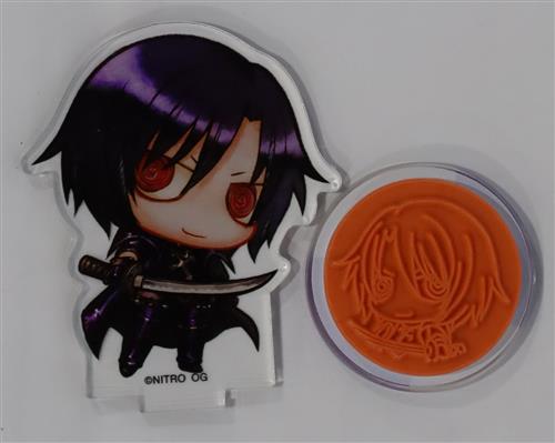 20th anniversary NITRO CHiRAL Memories くじ B-1賞 咎狗の血 アクリルスタンプ シキ