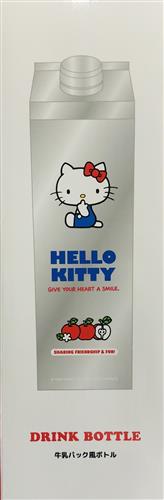 【未開封】HELLO KITTY×3COINS ハローキティ牛乳パック風ボトル