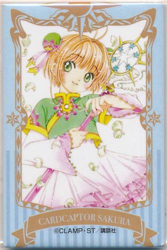 カードキャプターさくら スクエアCANバッジ(缶バッジ) 木之本桜 B