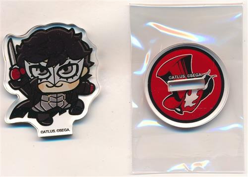 ペルソナ 5 ザ・ロイヤル 主人公×大川ぶくぶ ちいさめアクリルスタンド vol.2 ジョーカー