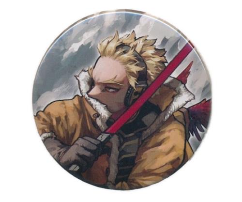 僕のヒーローアカデミア 原画展 コレクション缶バッジ KEY VISUAL HEROES VS VILLAINS SUPREME ホークス