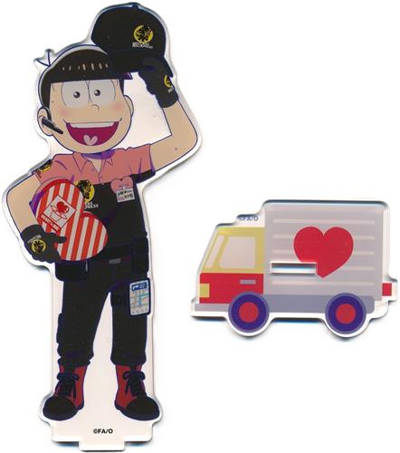 おそ松さんのWEBくじ 第19弾 まごころお届け松急便! 6つ子ver. D賞 アクリルスタンド 松野おそ松