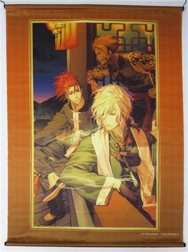 Fate/Grand Order B2タペストリー 探偵ヱドモン～異邦潜入編～ 李書文(ランサー)&巌窟王 エドモン・ダンテス(アヴェンジャー)&ベオウルフ(バーサーカー)