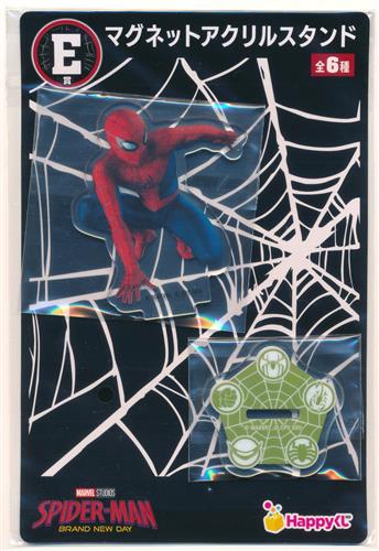 Happyくじ /MARVEL 『スパイダーマン:ブランド・ニュー・デイ』 E賞 マグネットアクリルスタンド スパイダーマン B