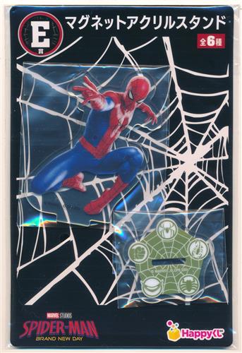 Happyくじ /MARVEL 『スパイダーマン:ブランド・ニュー・デイ』 E賞 マグネットアクリルスタンド スパイダーマン C