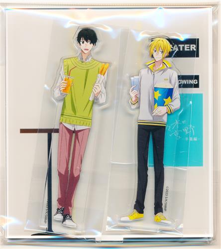 【未開封】映画 佐々木と宮野─卒業編─×EJアニメシアター新宿 カフェ&ギャラリー コラボアクリルジオラマスタンド 平野大河&鍵浦昭