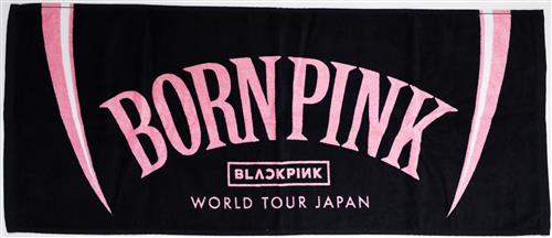 BLACKPINK WORLD TOUR [BORN PINK] JAPAN フェイスタオル(BLACK)