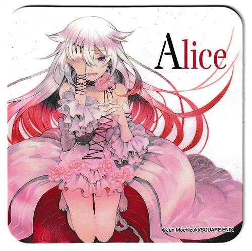 PandoraHearts-パンドラハーツ-×ヴァニタスの手記 コラボレーションカフェ 第2弾 コラボメニュー注文特典 オリジナルコースター アリス(白)