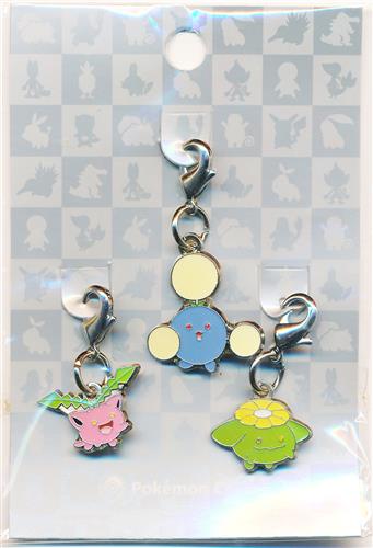 ポケットモンスター 全国ずかんメタルチャーム 187 188 189 ハネッコ&ポポッコ&ワタッコ
