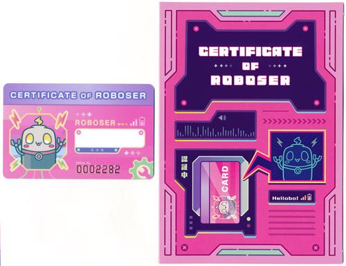 ホロライブ 活動6周年記念 ろぼさー証明書 ロボ子さん