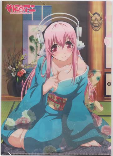 そにアニ -SUPER SONICO THE ANIMATION- A4クリアファイルA そに子(浴衣)