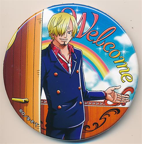 One Piece 輩缶バッジ Sanji サンジ Welcome グッズ 缶バッジ ラバーストラップ キーホルダー類 缶バッジ アニメグッズ ゲーム 同人誌の中古販売 買取 らしんばんオンライン