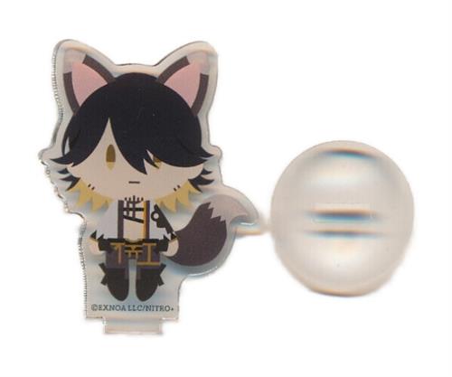 刀剣乱舞 特別展 「刀剣乱舞で学ぶ 日本刀と未来展 -刀剣男士のひみつ-」 ミニアクリルスタンド (御伴散歩 きつね装備) グループE 長曽祢虎徹