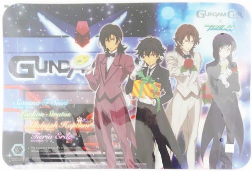 【未開封】機動戦士ガンダム00×GUNDAM Cafe ガンダム00ランチョンマット Welcome to Gundam cafe