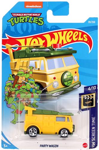 ティーンエイジ・ミュータント・ニンジャ・タートルズ Hot Wheels HW SCREEN TIME PARTY WAGON 【フィギュア】[マテル・インターナショナル]