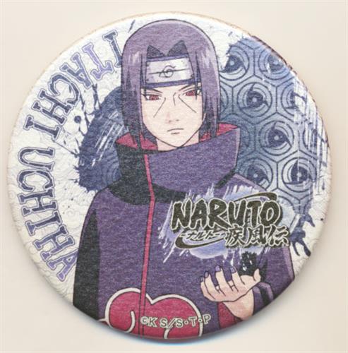 NARUTO-ナルト- 疾風伝 和紙缶バッジ うちはイタチ