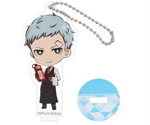 PERSONA 25th ANNIVERSARY×セガコラボカフェ スタンド付きデフォルメアクリルキーホルダー(P3) 真田明彦