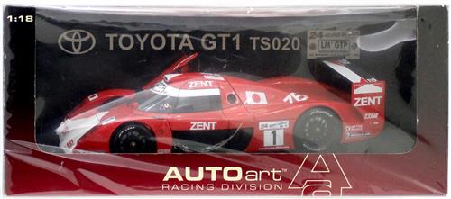 1/18 TOYOTA GT1 TS020 LeMans 24TH 1999 ZENT #1 (レッド×ホワイト) 【フィギュア】[オートアート]