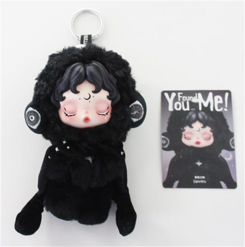 POPMART SKULLPANDA You Found Me! シリーズ ぬいぐるみペンダント Darkness