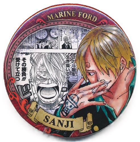 ONE PIECE コレクション缶バッジ "HEROES" 第2弾 サンジ F