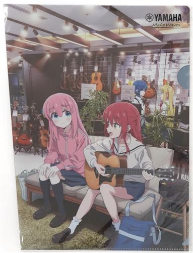 ぼっち・ざ・ろっく!×ヤマハ スタンプラリー景品 A4クリアファイル 喜多郁代&後藤ひとり