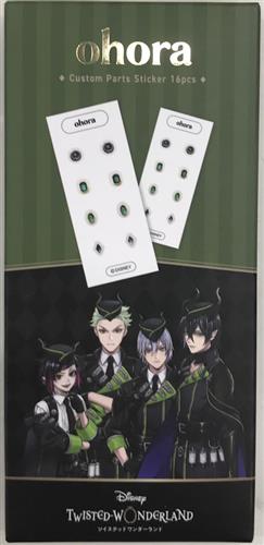 Disney TWISTED-WONDERLAND ohroa custom Parts Sticker 16pcs ディアソムニア