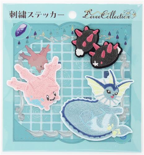 ポケットモンスター 刺繍ステッカー Eevee Collection シャワーズ