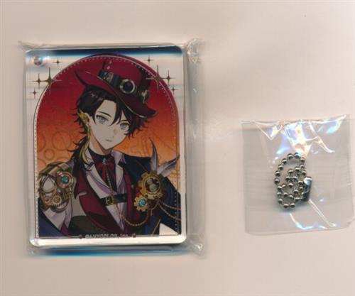 【未開封】にじさんじ×アニメイトカフェ Crystal Clockwork トレーディング CoLotta アクリルプレートキーホルダー 三枝明那