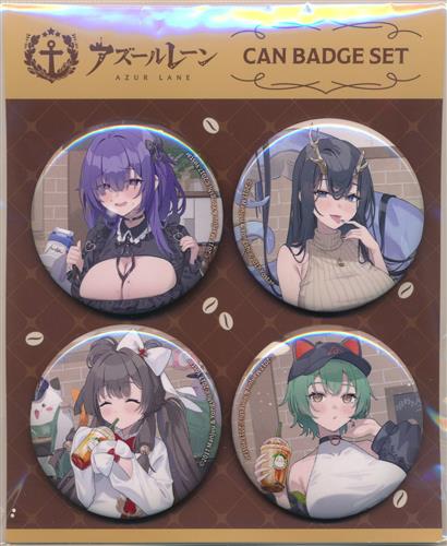 アズールレーン Yostar OFFICIAL SHOP JR秋葉原駅店 缶バッジセット 集合(カフェ)