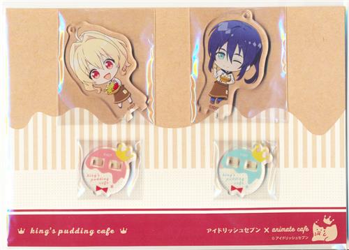 アイドリッシュセブン×アニメイトカフェ アクリルスタンドキーホルダー 王様プリンカフェVer. マネージャーセット A 小鳥遊紡&大神万理