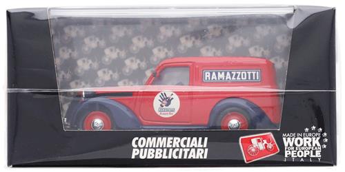 FIAT 1100E Furgone Commerciale Ramazzotti (1950) 【フィギュア】[Brumm]