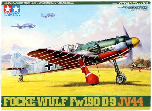 傑作機シリーズ No.81 フォッケウルフ FW190 D-9 JV44 [タミヤ]