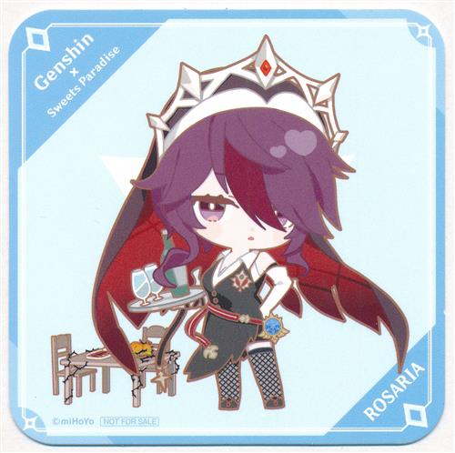 オリジナル ラバーコースター 原神 辛炎 ロサリア ラバー