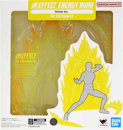 【未開封】魂EFFECT ENERGY AURA Yellow Ver. for S.H.Figuarts 【フィギュア】[BANDAI SPIRITS]