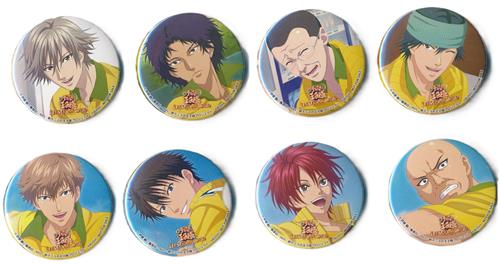 新テニスの王子様 LET'S GO!! ~Daily Life~ from RisingBeat 57mm缶バッジ8種セット 四天宝寺中学校 【ビックカメラグループ限定セット内容蚋】