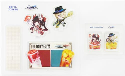 崩壊:スターレイル×EDIYA COFFEE アクリルセット 花火&アベンチュリン
