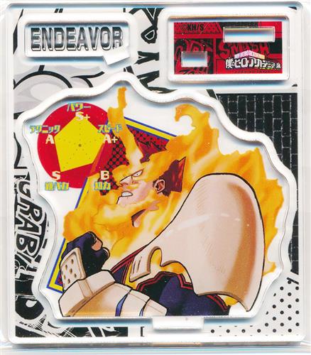 僕のヒーローアカデミア 僕のヒーローアカデミア展 DRAWING SMASH アクリルフィギュアコレクション ヒロアカ展KV Ver. group.2 エンデヴァー