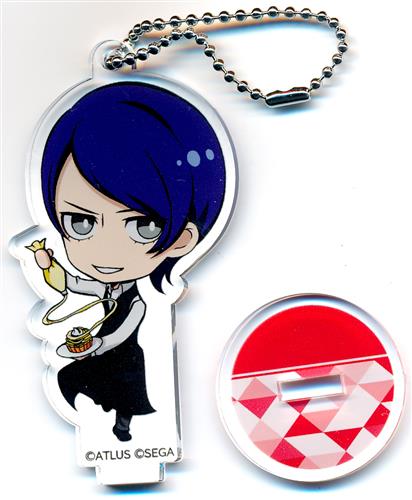 PERSONA 25th ANNIVERSARY×セガコラボカフェ スタンド付きデフォルメアクリルキーホルダー(P5) 喜多川祐介(フォックス)
