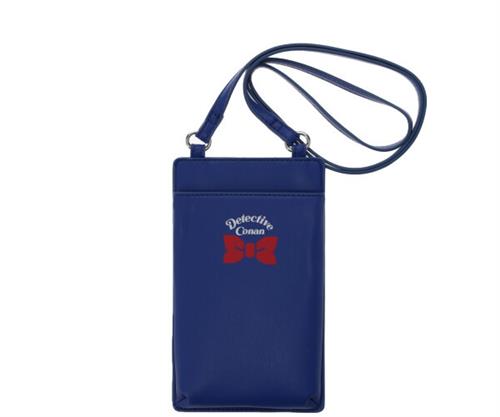 名探偵コナン×GU ネックポーチ Detective Conan ブルー