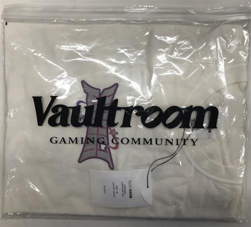 ホロライブ 赤見かるび vaultroom × LAPKARU LAPKARU CARTOON TEE OFF WHITE ラプラス・ダークネス 赤見かるび (XLサイズ)
