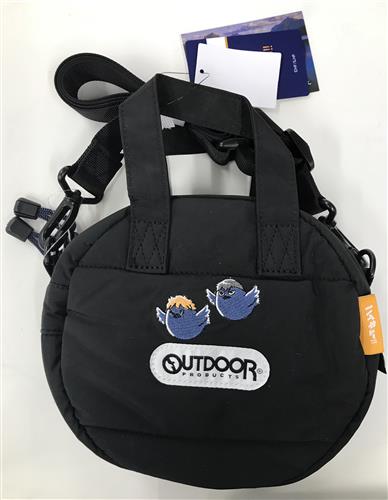 ハイキュー!!×OUTDOOR PRODUCTS ショルダーバッグ  黒 烏野