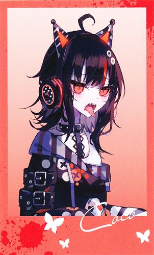 魔法少女ノ魔女裁判×マーチ・モンスターCAFE トレーディングカード 沢渡ココ