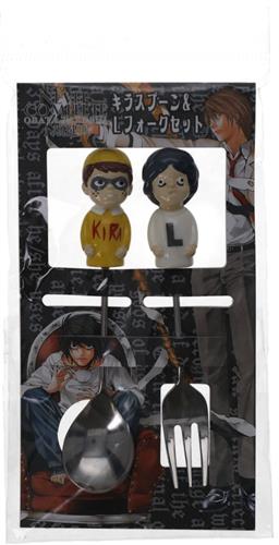 DEATH NOTE キラスプーン&Lフォークセット