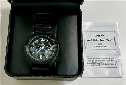 6SIEGE Wrist Watch Type1 ブラック