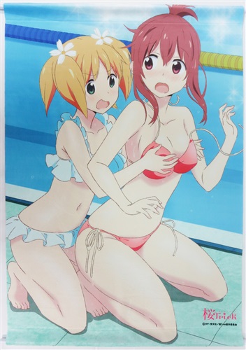 桜Trick すりすりタペストリー春香&優 水着柄 高山春香&園田優