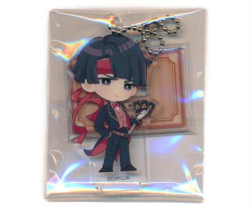 逆転裁判/大逆転裁判×カプコンカフェ トレーディングアクリルスタンドキーホルダー マジシャンver. 亜双義一真